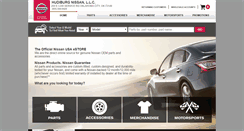 Desktop Screenshot of hudiburgnissanparts.com